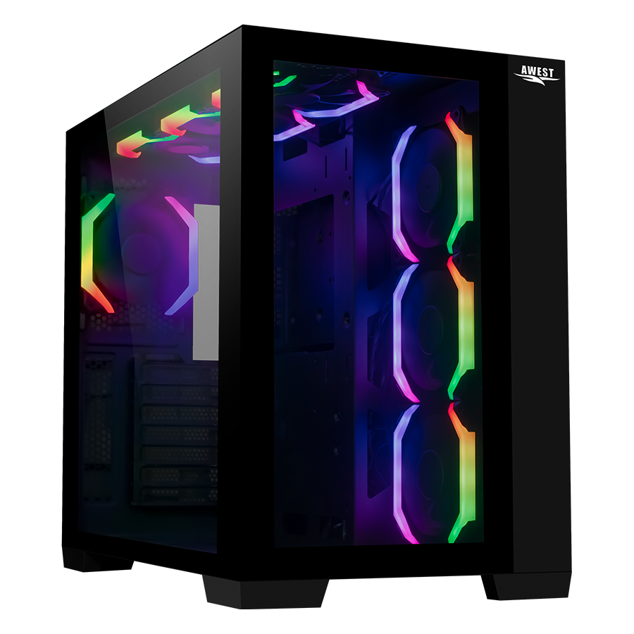 Awest Gaming Case GT-AQ14-MB — Close-up 2