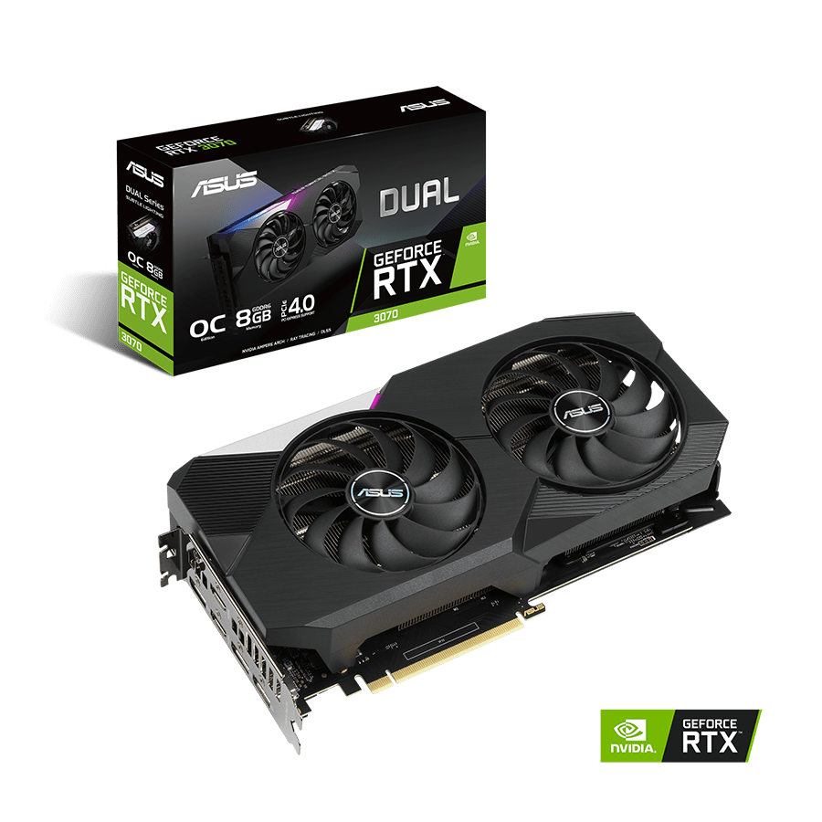 کارت گرافیک ایسوس DUAL-RTX3070-O8G — نمای نزدیک 5