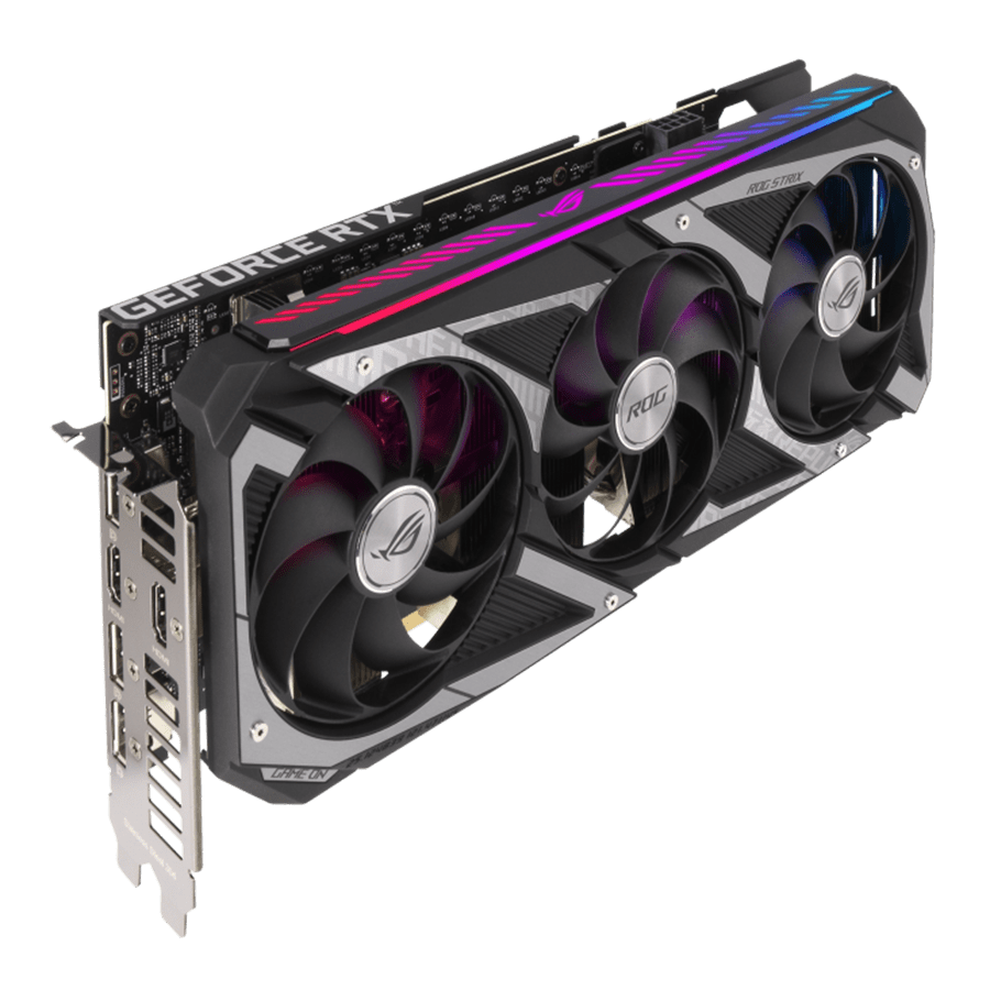 کارت گرافیک ایسوس ROG-STRIX-RTX3060-O12G-V2-GAMING — نمای نزدیک 3