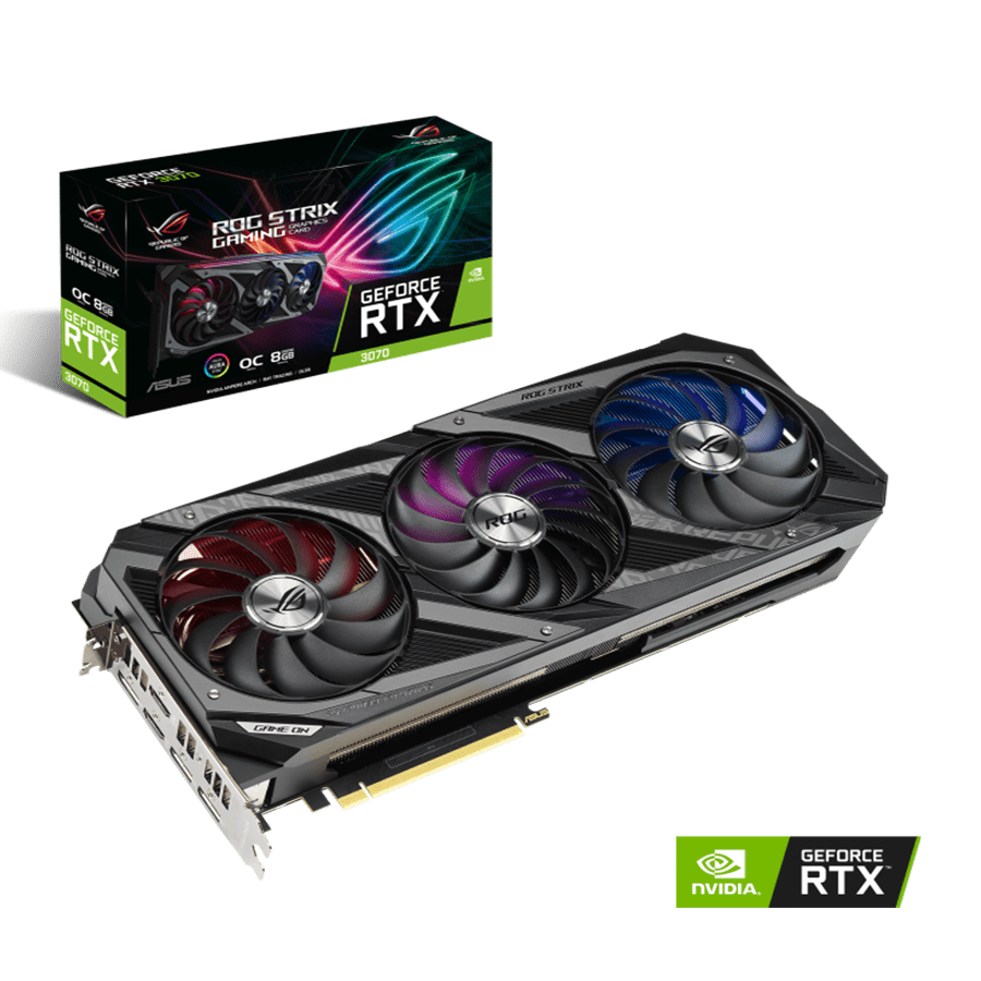 کارت گرافیک ایسوس ROG-STRIX-RTX3070-O8G-GAMING — نمای نزدیک 7