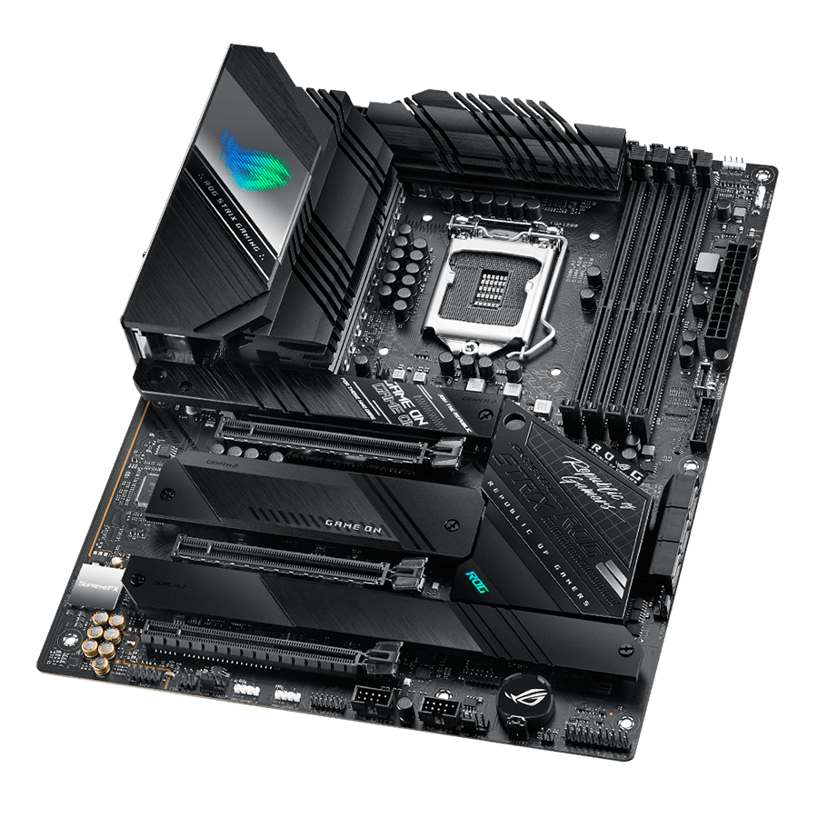 ASUS ROG STRIX Z590-F GAMING WIFI — Close-up 1