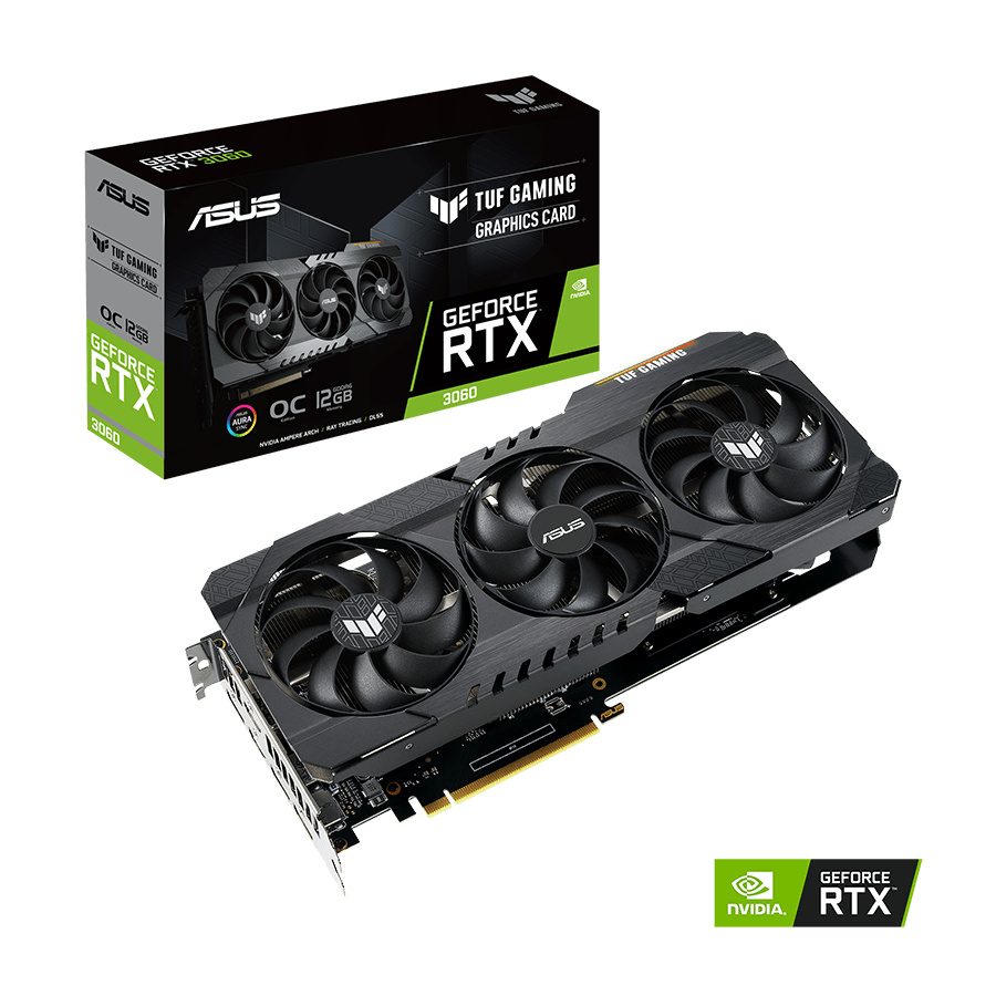 کارت گرافیک ایسوس TUF-RTX3060-O12G-GAMING — نمای نزدیک 5