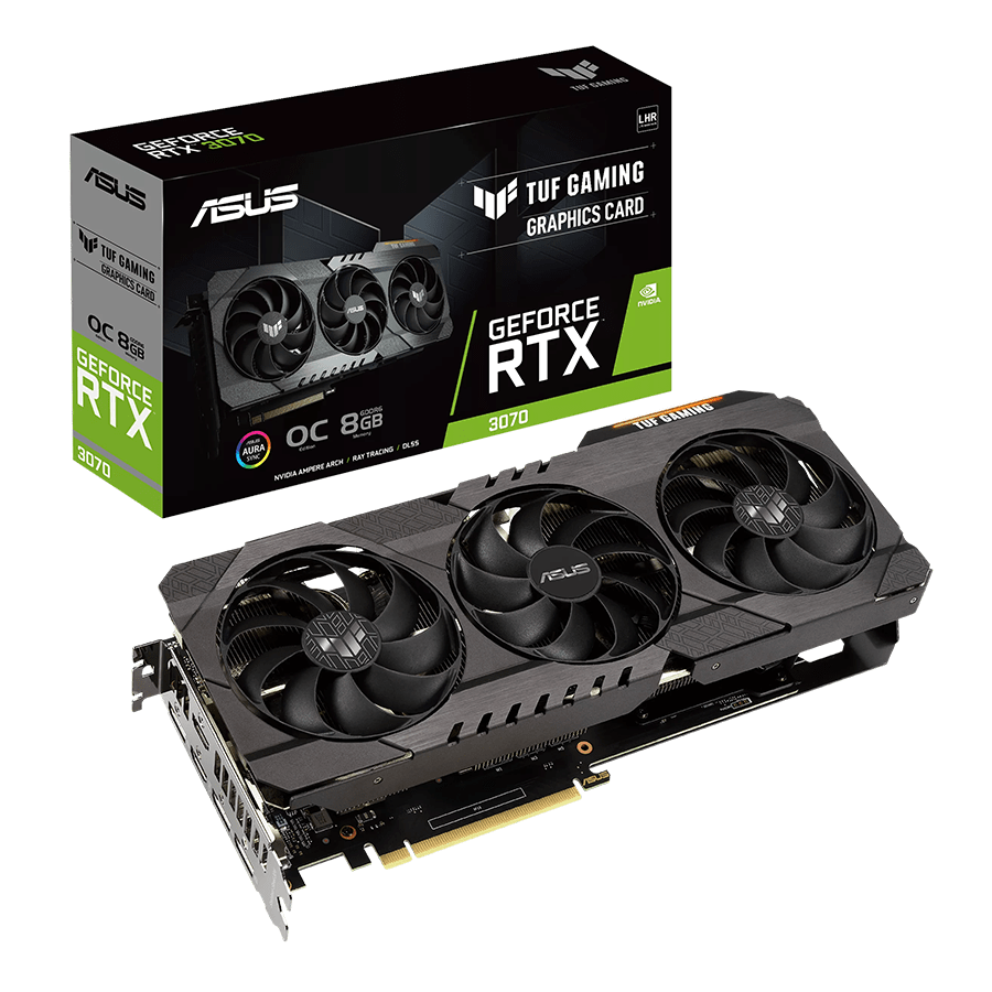 کارت گرافیک ایسوس TUF-RTX3070-O8G-V2-GAMING — نمای نزدیک 5