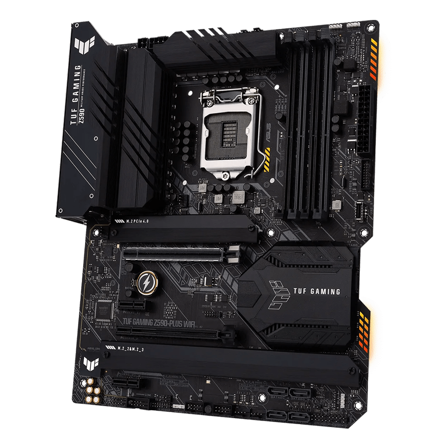 مادربرد ایسوس TUF GAMING Z590-PLUS WIFI — نمای نزدیک 1