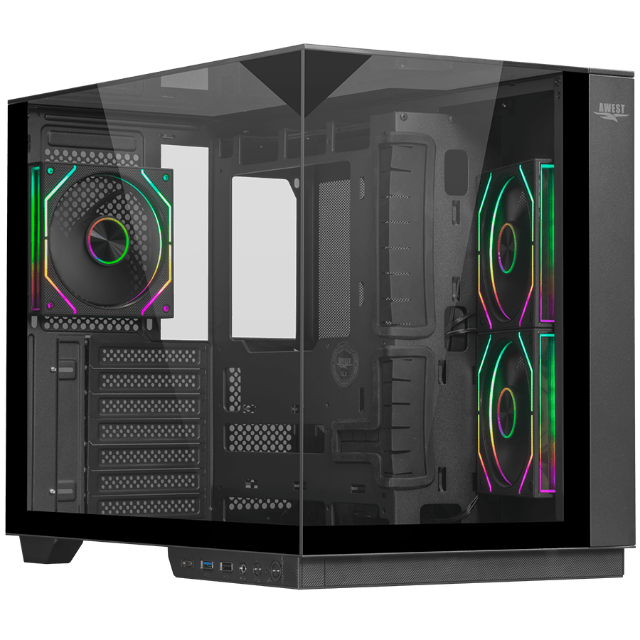Awest Gaming Case AQ-17TG-B