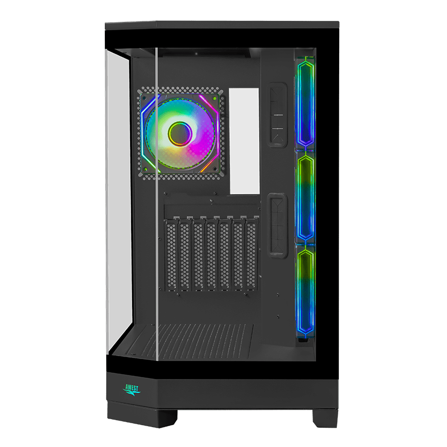 کیس گیمینگ اوست GT-AQ1-MB — نمای نزدیک 3