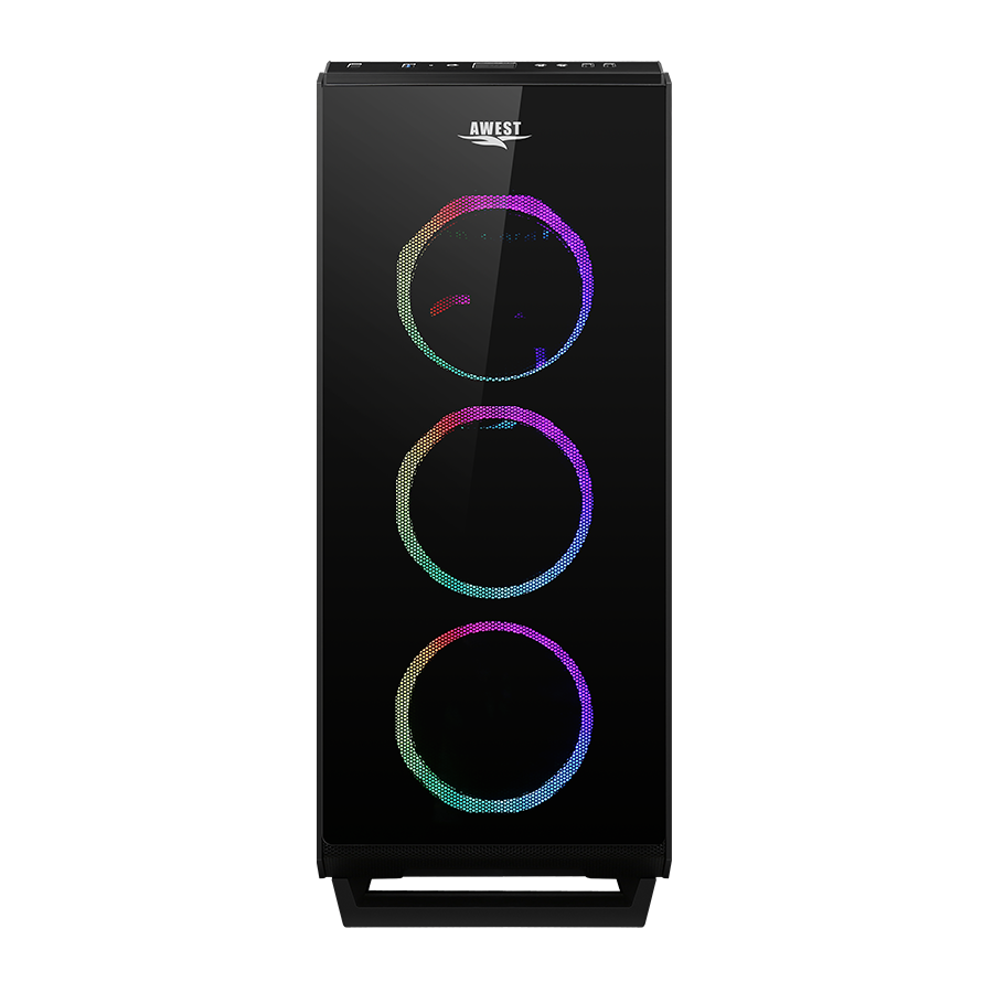 کیس گیمینگ اوست GT-AV03-BG — نمای نزدیک 2