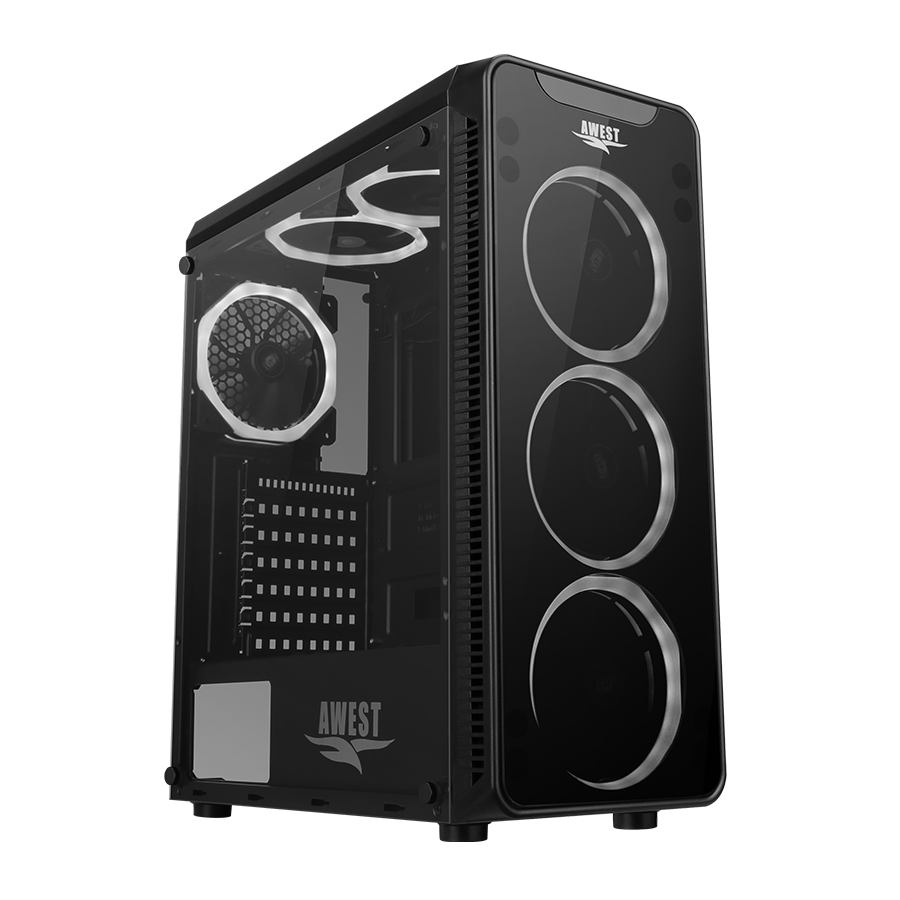کیس گیمینگ اوست GT-AV05-BG — نمای نزدیک 3