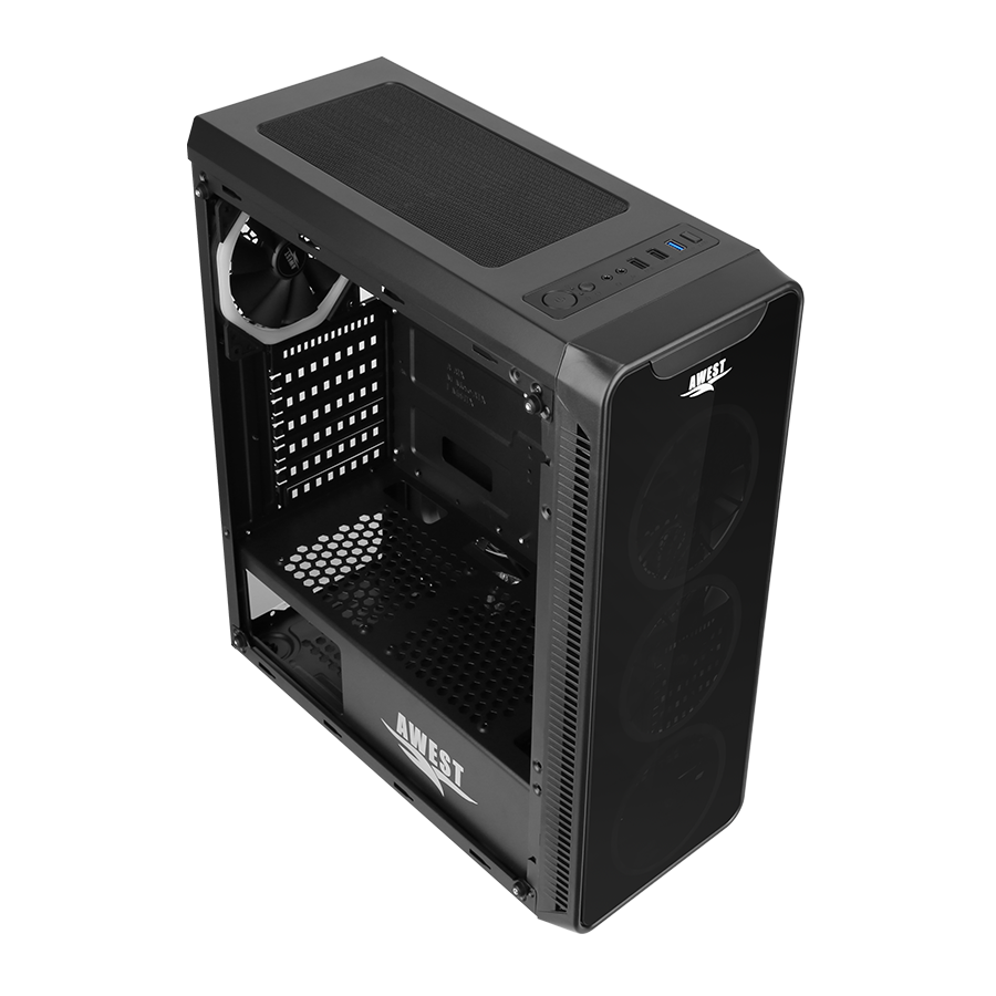 کیس گیمینگ اوست GT-AV05-BG — نمای نزدیک 4