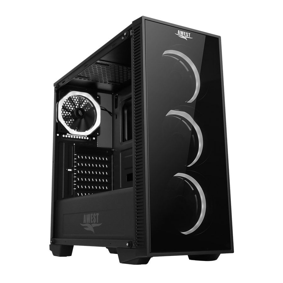 کیس گیمینگ اوست GT-AV06-BG — نمای نزدیک 3