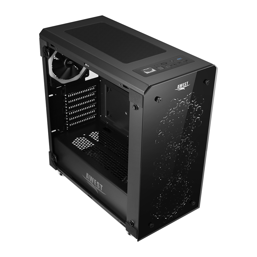 کیس گیمینگ اوست GT-AV07-BG — نمای نزدیک 7