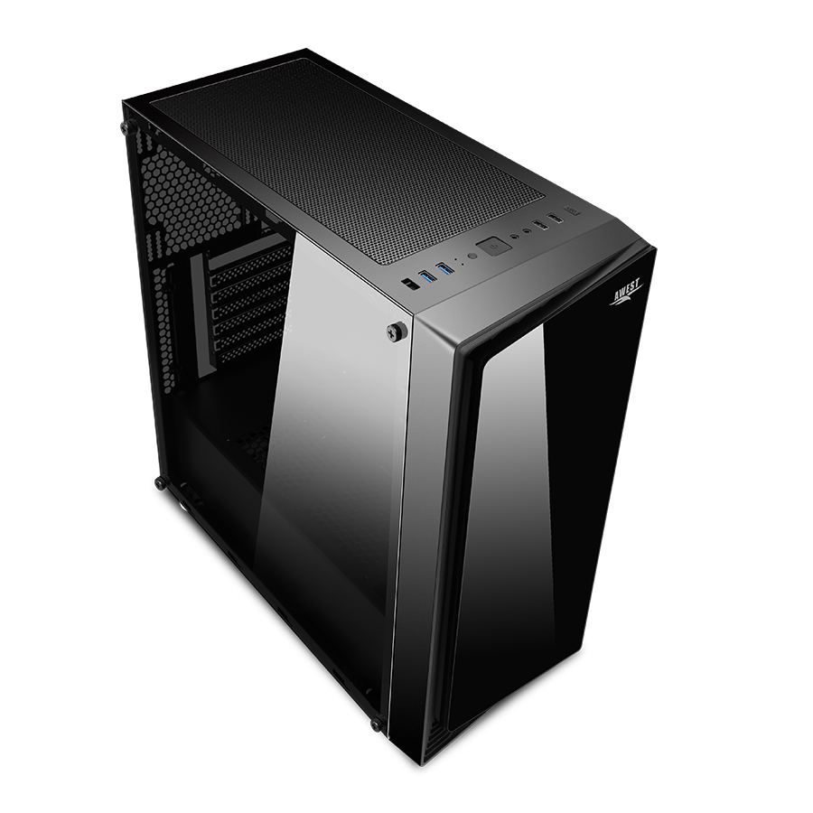 کیس گیمینگ اوست GT-AV08-BG — نمای نزدیک 1