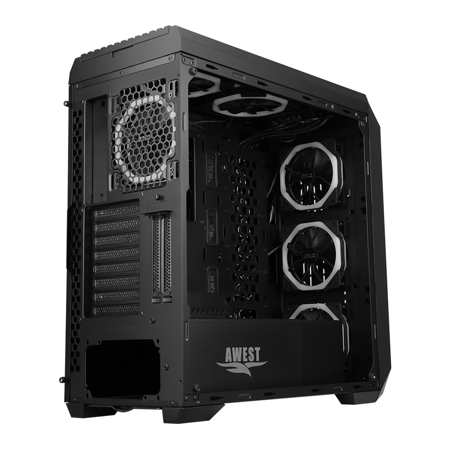کیس گیمینگ اوست GT-AV09-BG — نمای نزدیک 4