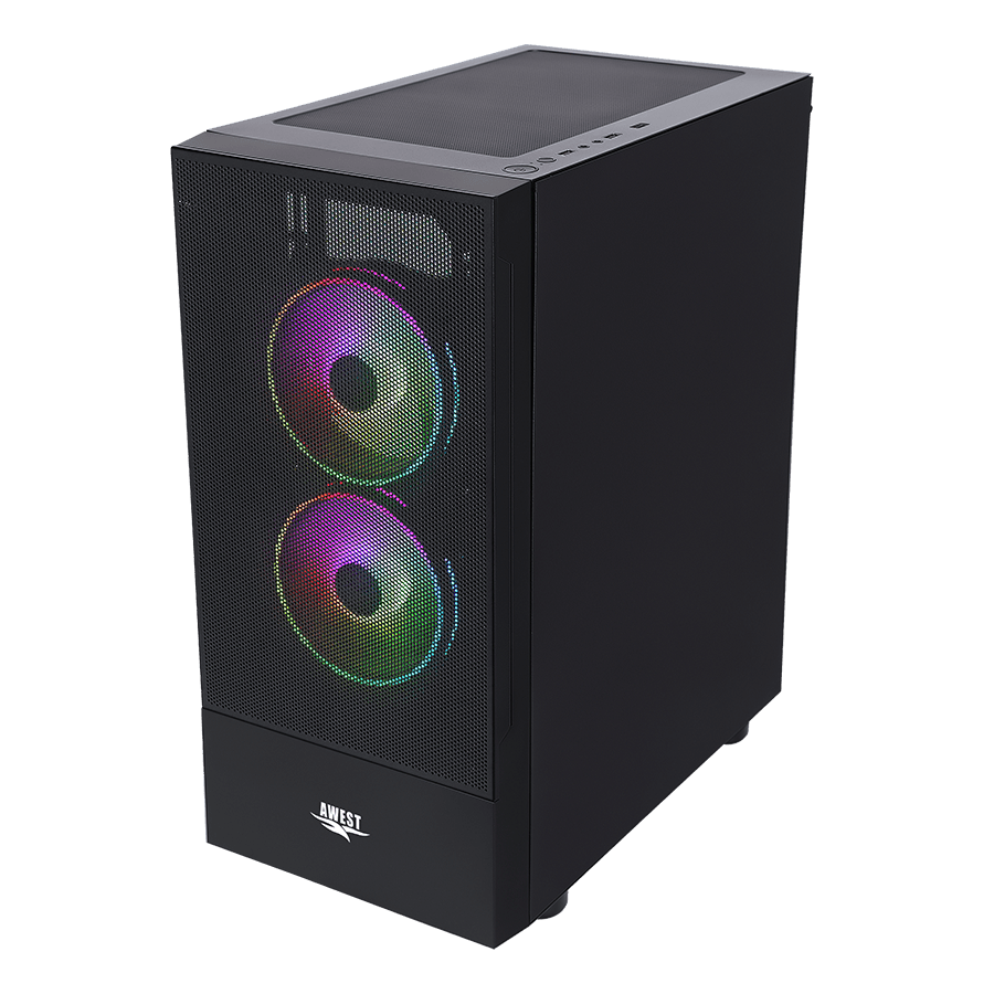 کیس گیمینگ اوست GT-AV201-MB Plus — نمای نزدیک 3