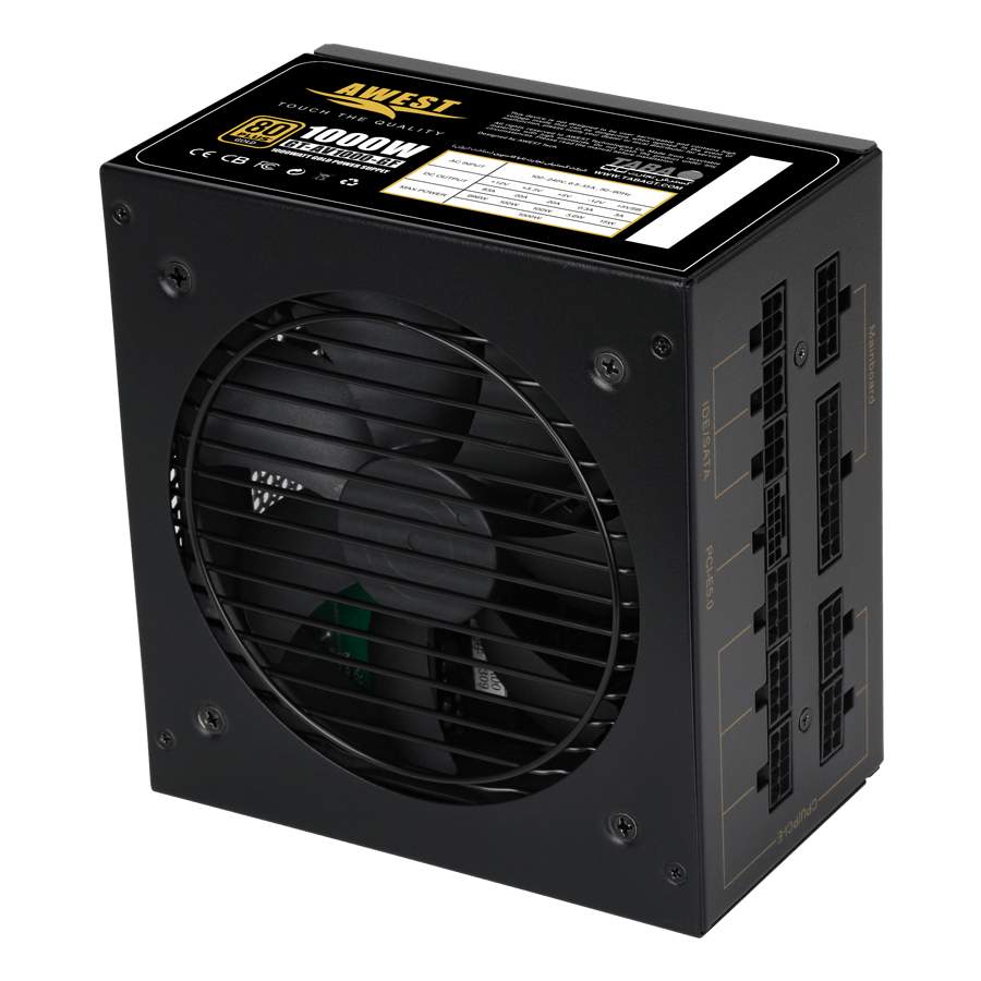 منبع تغذیه اوست AV1000-GF — نمای نزدیک 1
