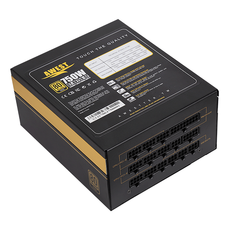 Awest Power Supply GT-AV750-GF V2 — Close-up 2