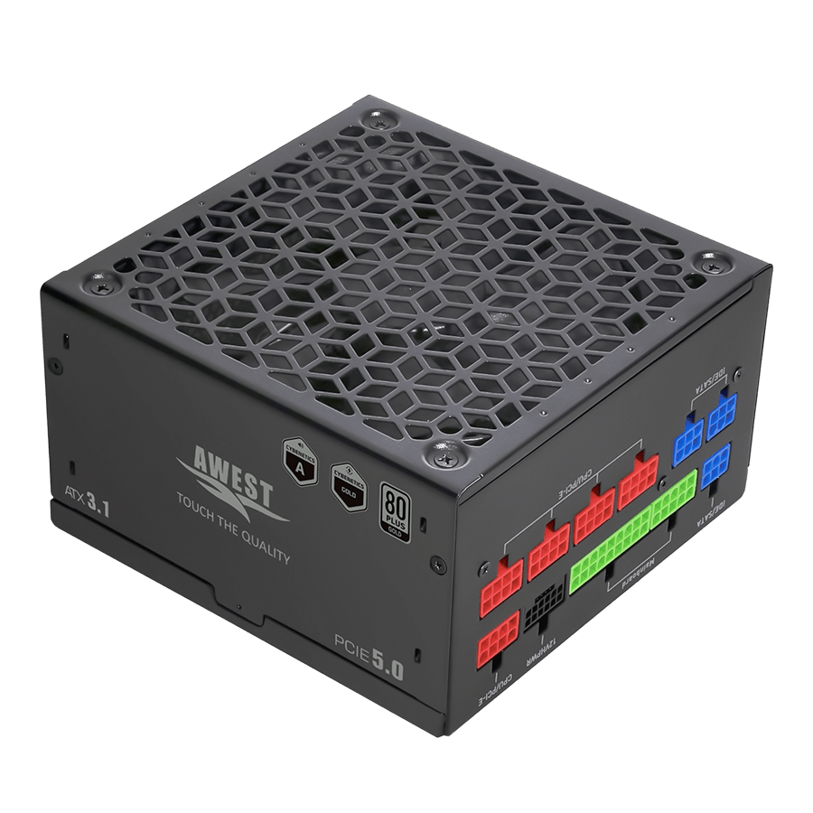 منبع تغذیه اوست AV750-GFB V3 — نمای نزدیک 1