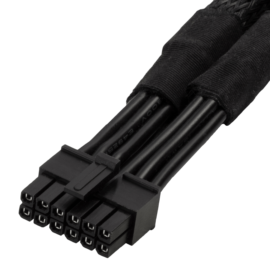 کابل مبدل تغذیه سیلوراستون PP12-PCIE — نمای نزدیک 1
