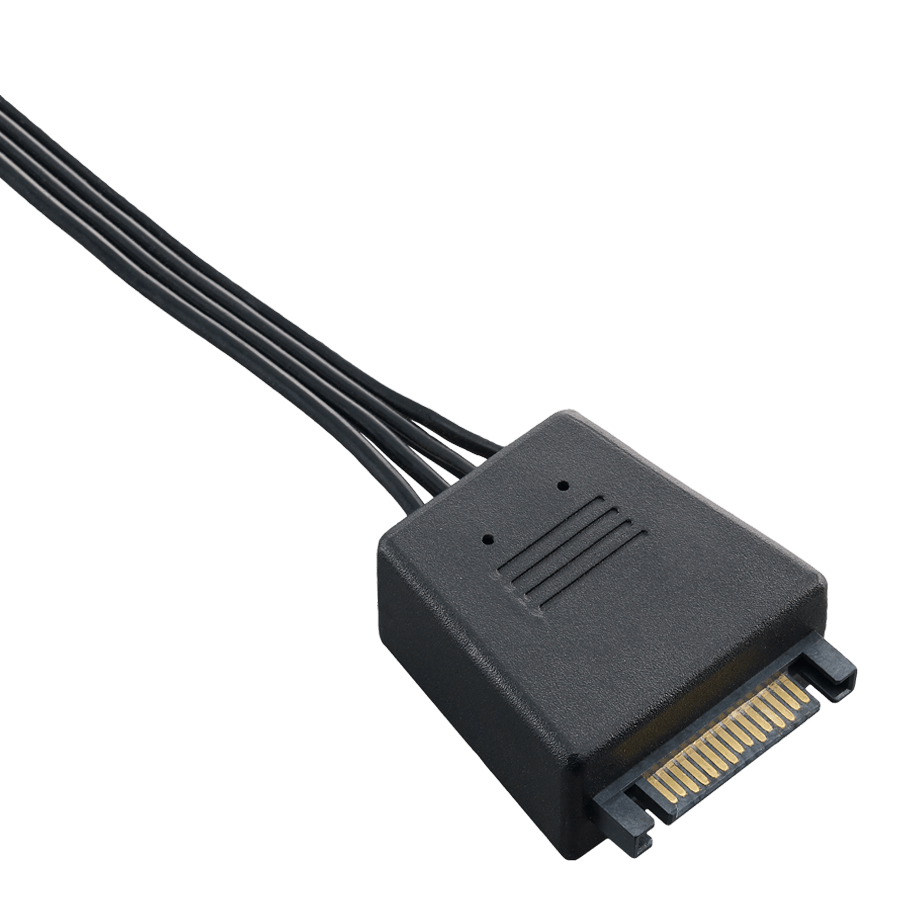 Sleeved Cable SilverStone CP06-L — Close-up 1