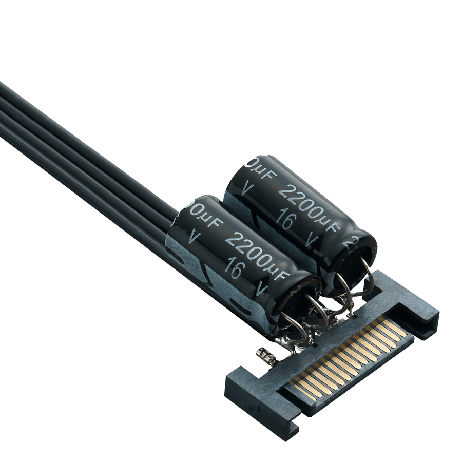 Sleeved Cable SilverStone CP06-L — Close-up 2
