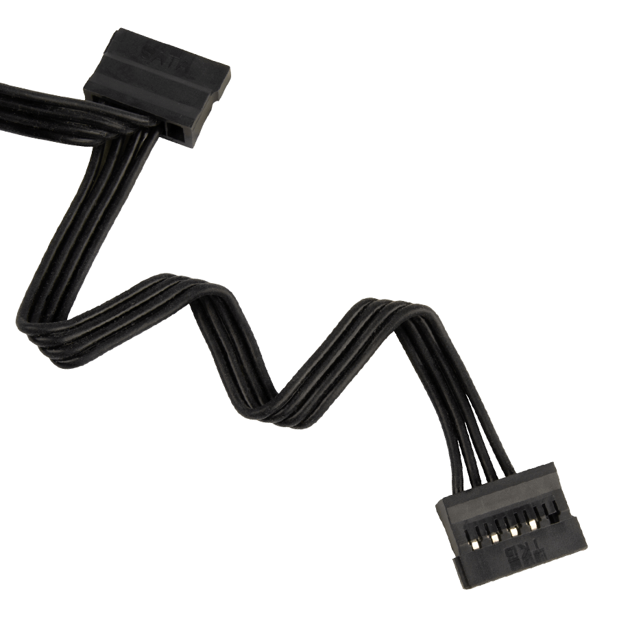 Sleeved Cable SilverStone CP06-L — Close-up 4