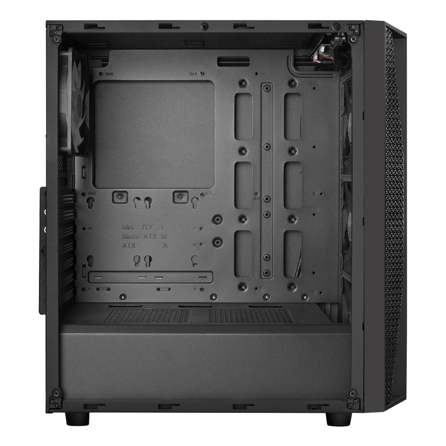 کیس گیمینگ سیلوراستون FARA B1 Lucid Rainbow — نمای نزدیک 4