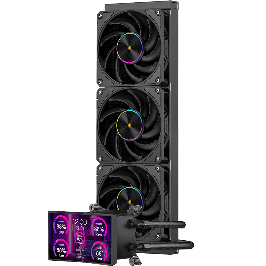 Awest Liquid Cooler GT-AV360L ICE VEIN — Close-up 2