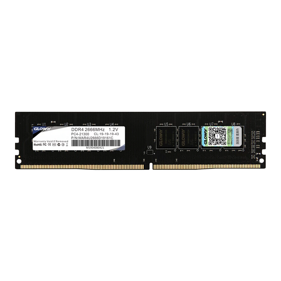 RAM Gloway WAR Series 2666MHz DDR4 16 GB — Close-up 1