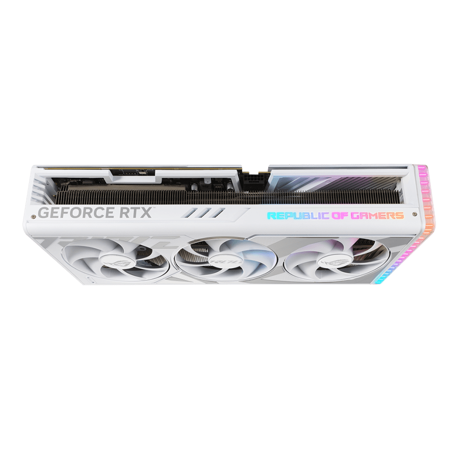 ASUS Graphics Card ROG-STRIX-RTX4080-O16G-WHITE-GAMING — Close-up 5