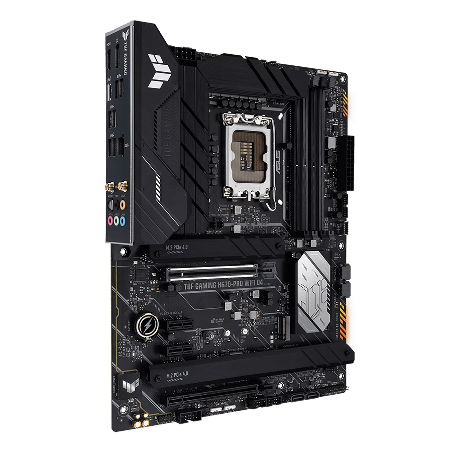 ASUS Motherboard TUF GAMING H670-PRO WIFI D4 — Close-up 1