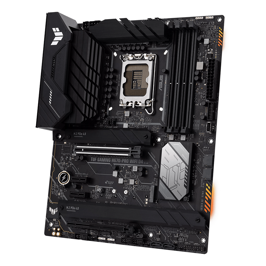 ASUS Motherboard TUF GAMING H670-PRO WIFI D4 — Close-up 2