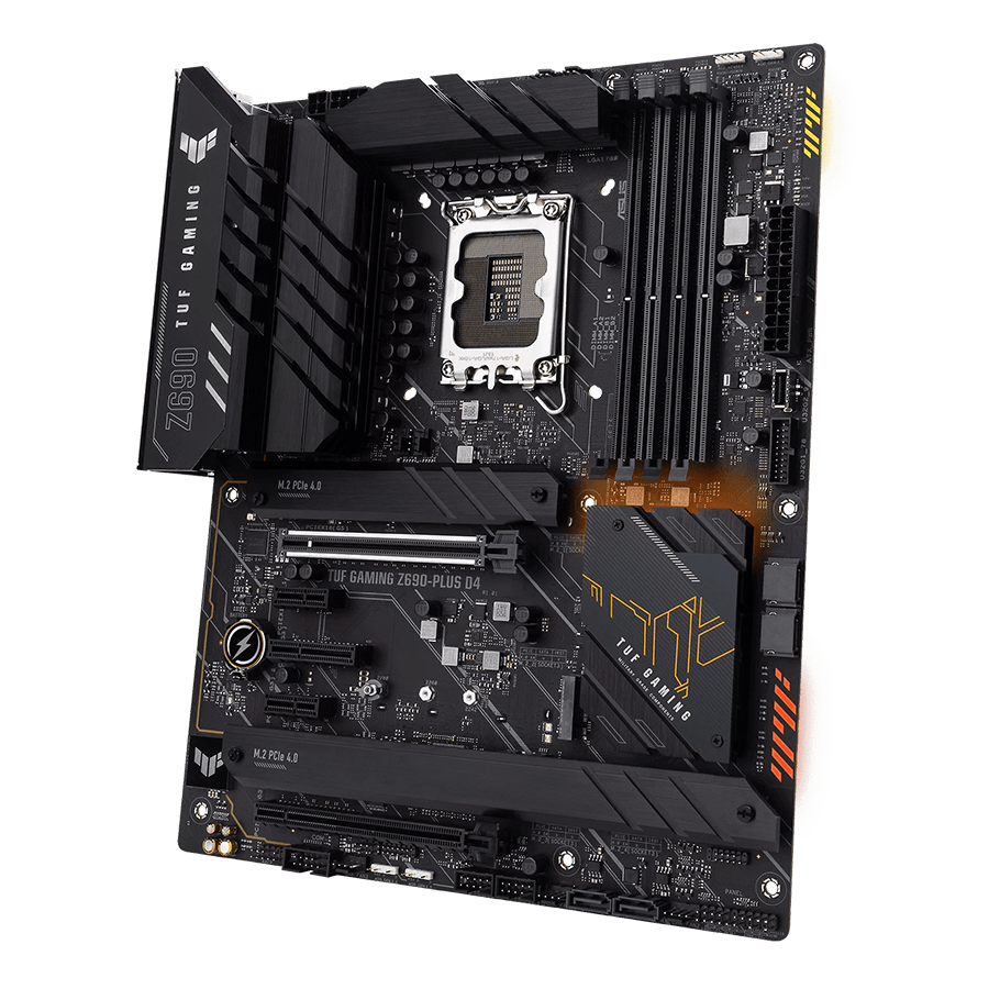 مادربرد ایسوس TUF GAMING Z690-PLUS D4 — نمای نزدیک 1