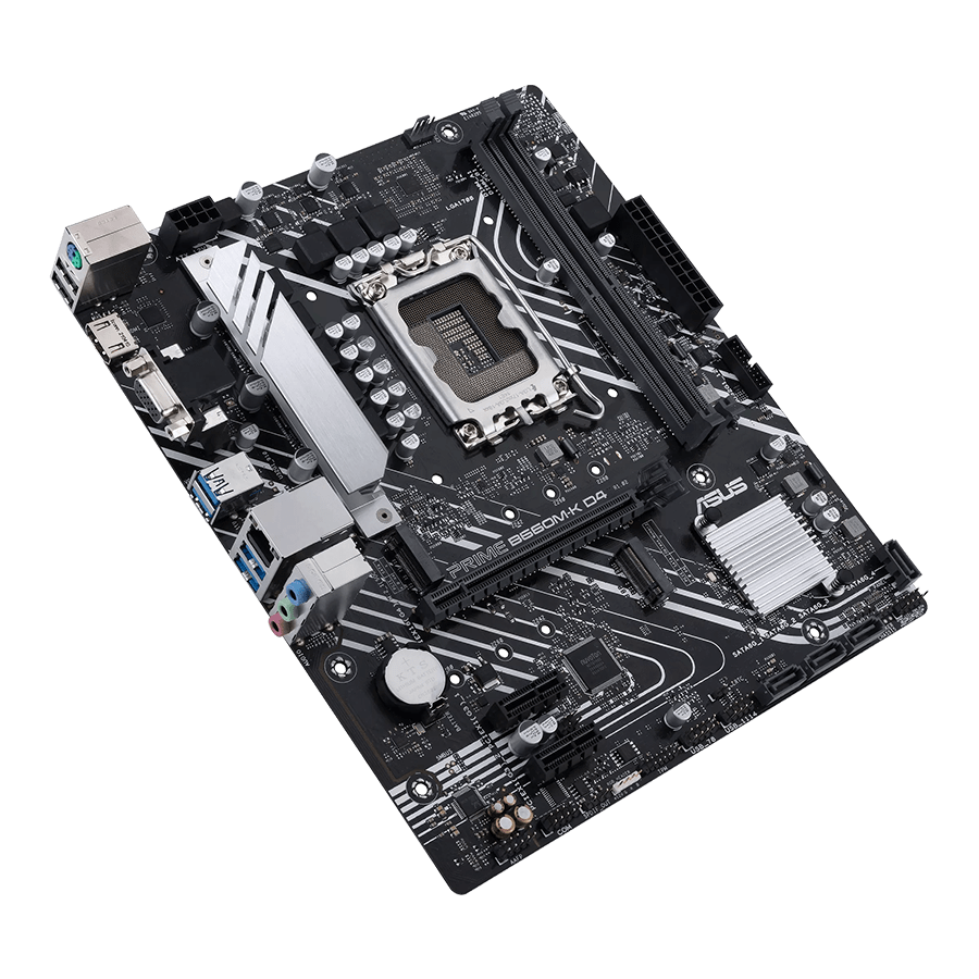 مادربرد ایسوس PRIME B660M-K D4 — نمای نزدیک 3
