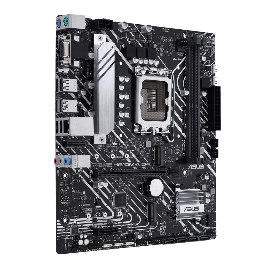 ASUS Motherboard PRIME H610M-A D4 — Close-up 1