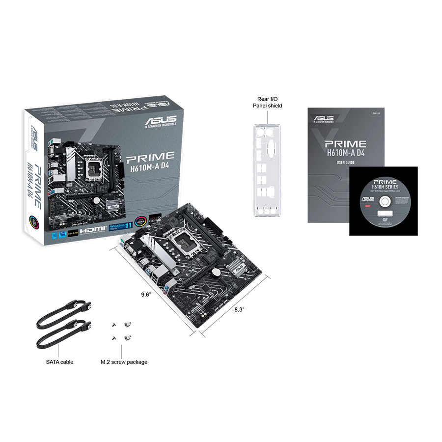 ASUS Motherboard PRIME H610M-A D4 — Close-up 4
