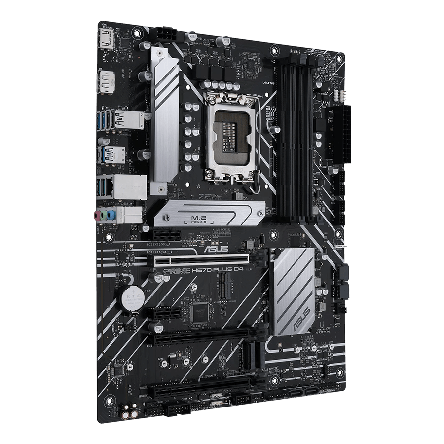 ASUS Motherboard PRIME H670-PLUS D4 — Close-up 1