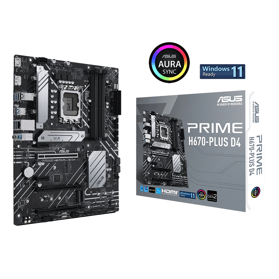 ASUS Motherboard PRIME H670-PLUS D4 — Close-up 5