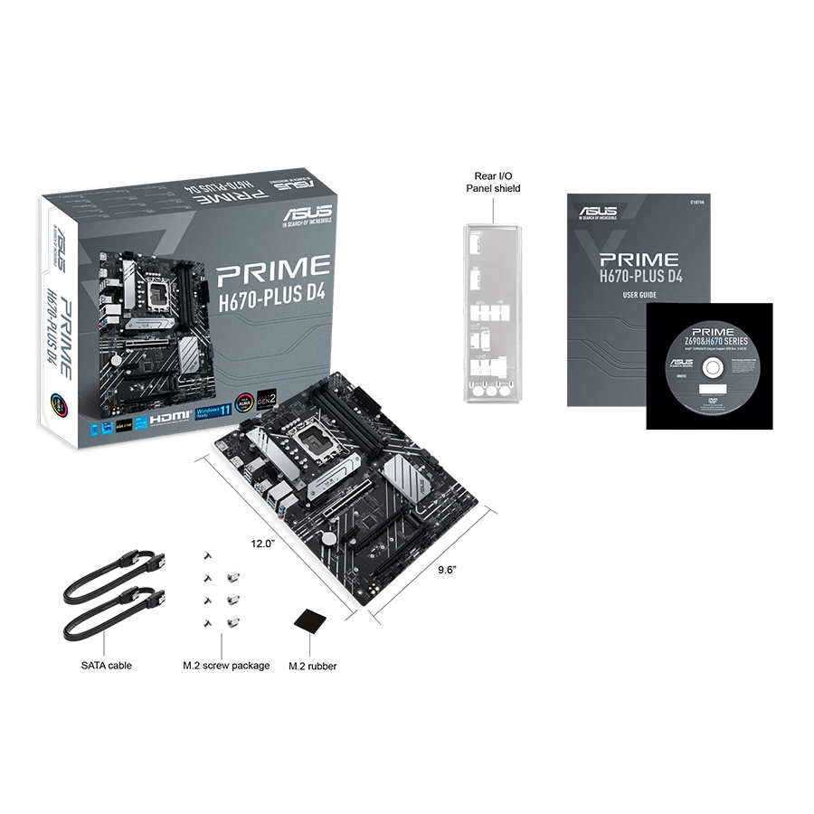 ASUS Motherboard PRIME H670-PLUS D4 — Close-up 6