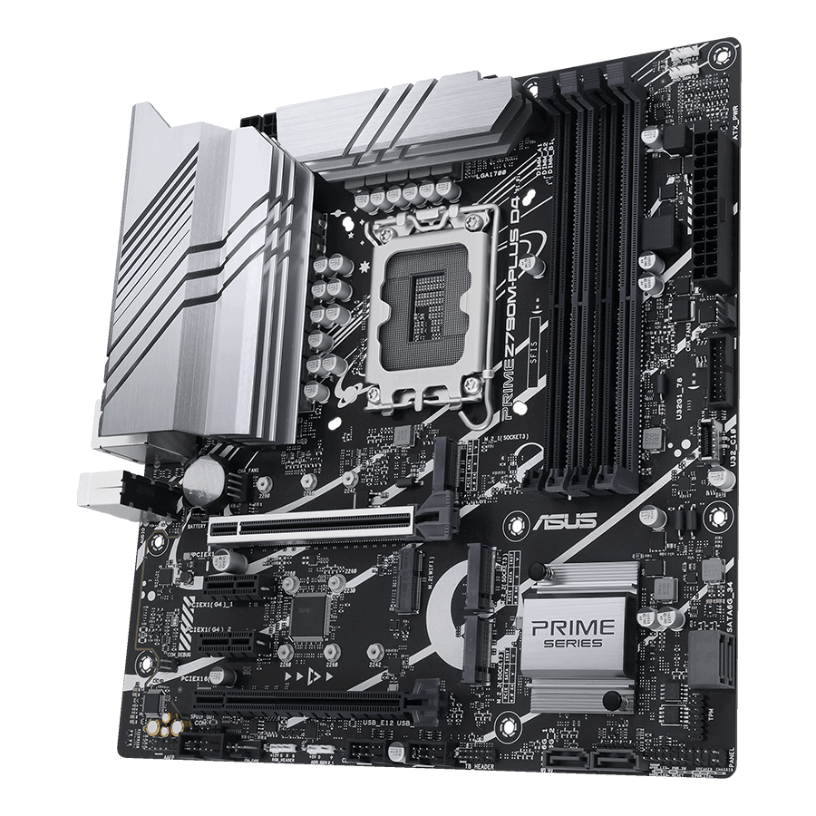 ASUS Motherboard PRIME Z790M-PLUS D4 — Close-up 1
