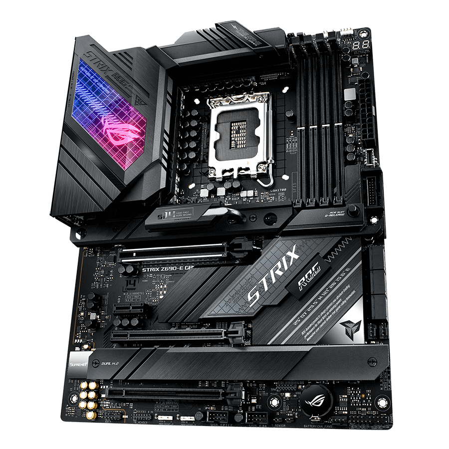 ASUS Motherboard ROG STRIX Z690-E GAMING WIFI — Close-up 1