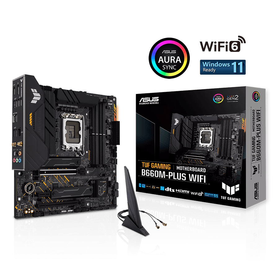 مادربرد ایسوس TUF GAMING B660M-PLUS WIFI — نمای نزدیک 7