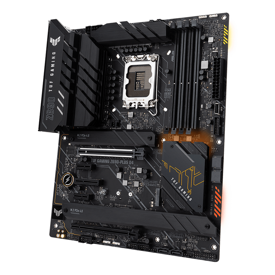 مادربرد ایسوس TUF GAMING Z690-PLUS WIFI D4 — نمای نزدیک 1