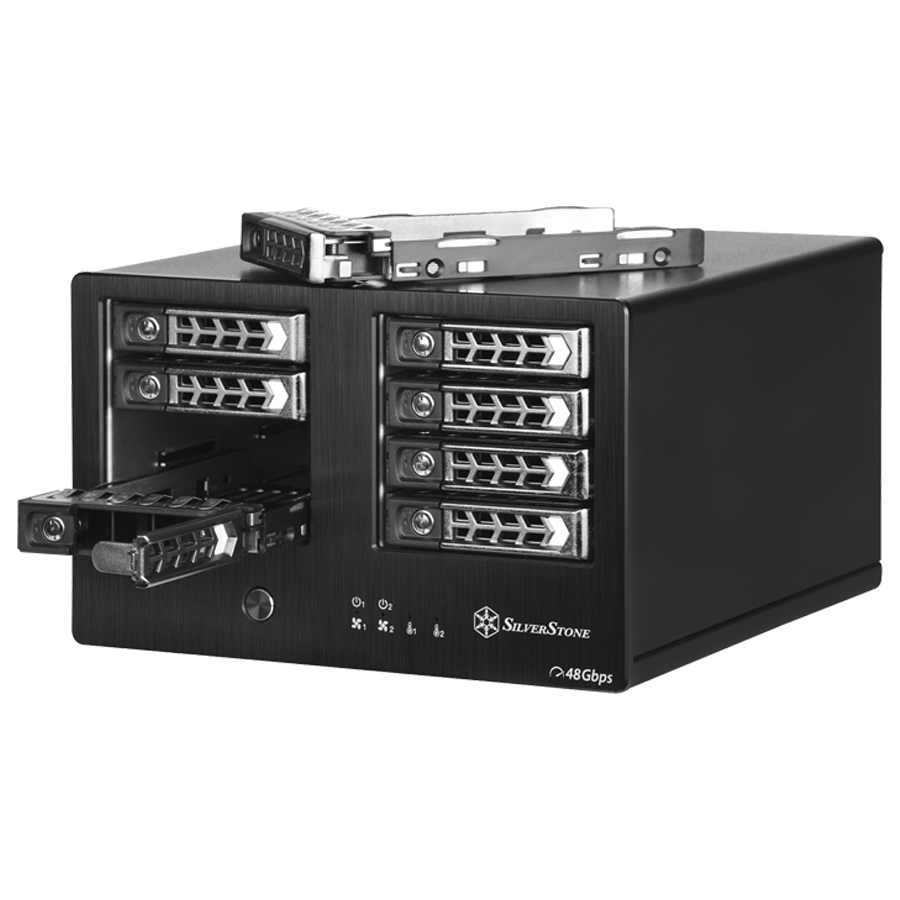 ذخیره ساز تحت شبکه سیلوراستون TS821S — نمای نزدیک 5