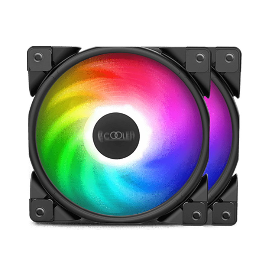 PCCOOLER  GI-CX240 ARGB AIO LIQUID COOLER — Close-up 1