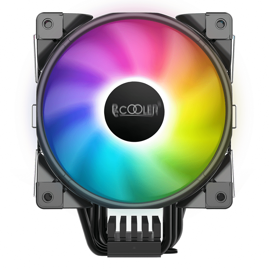 CPU Cooler PCCooler GI-D56A HALO FRGB — Close-up 1