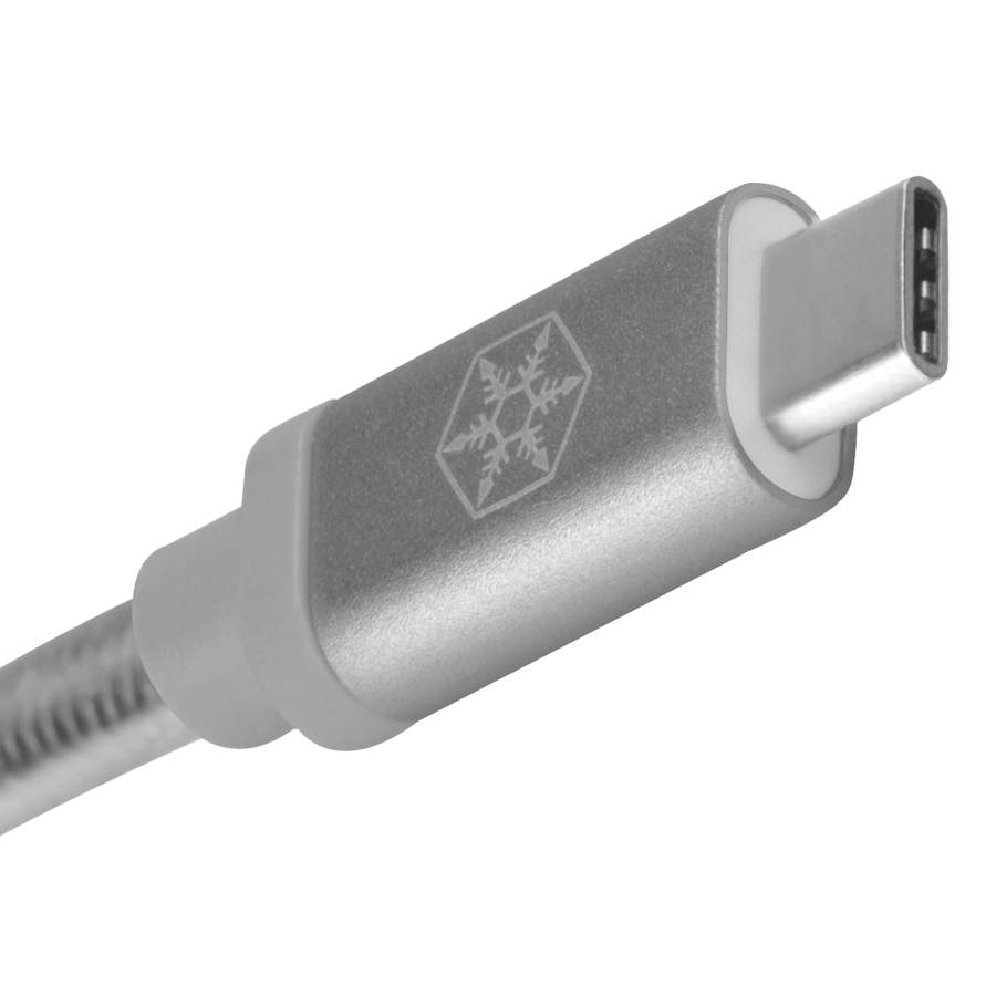 کابل OTG سیلوراستون CPU05C — نمای نزدیک 3