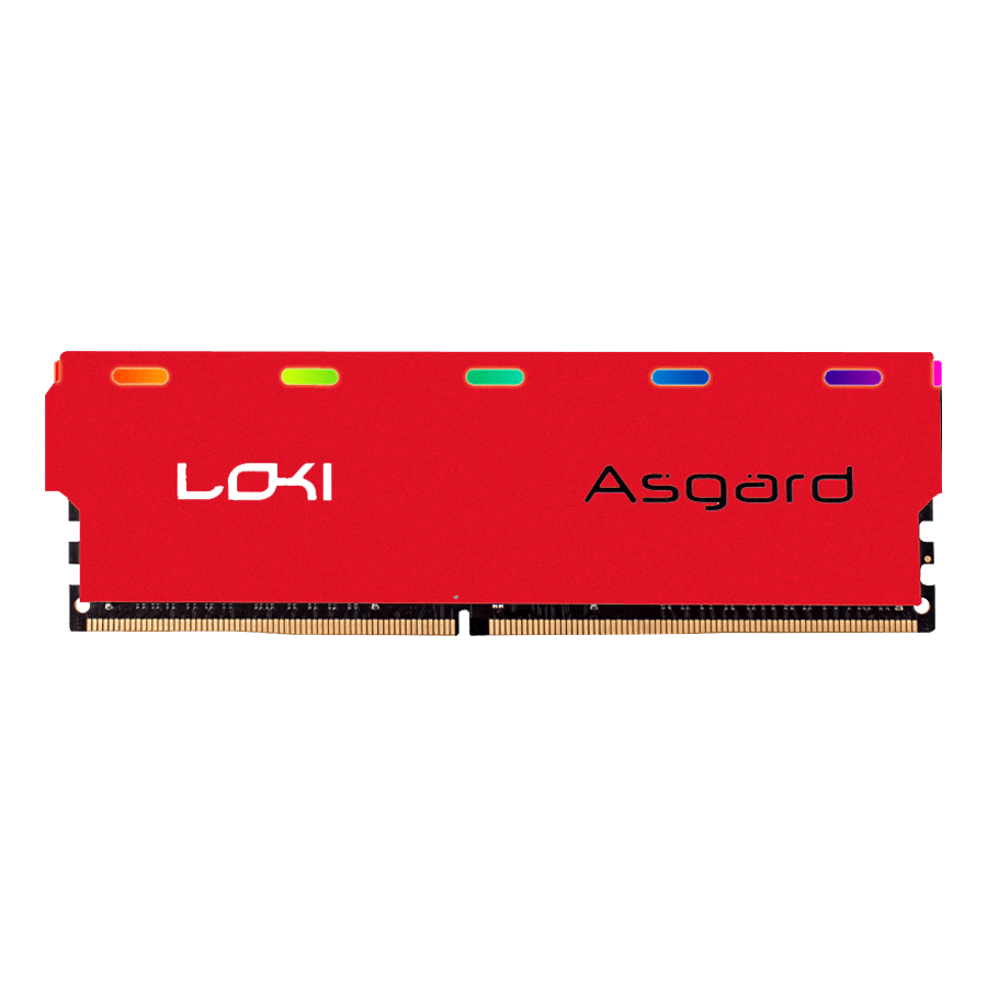 Asgard 16G 3000 DDR4 Loki W1 ARGB — Close-up 1