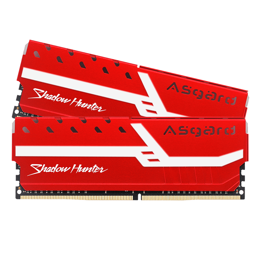 Asgard 16G Dual 3000 DDR4 Shadow Hunter ARGB — Close-up 1
