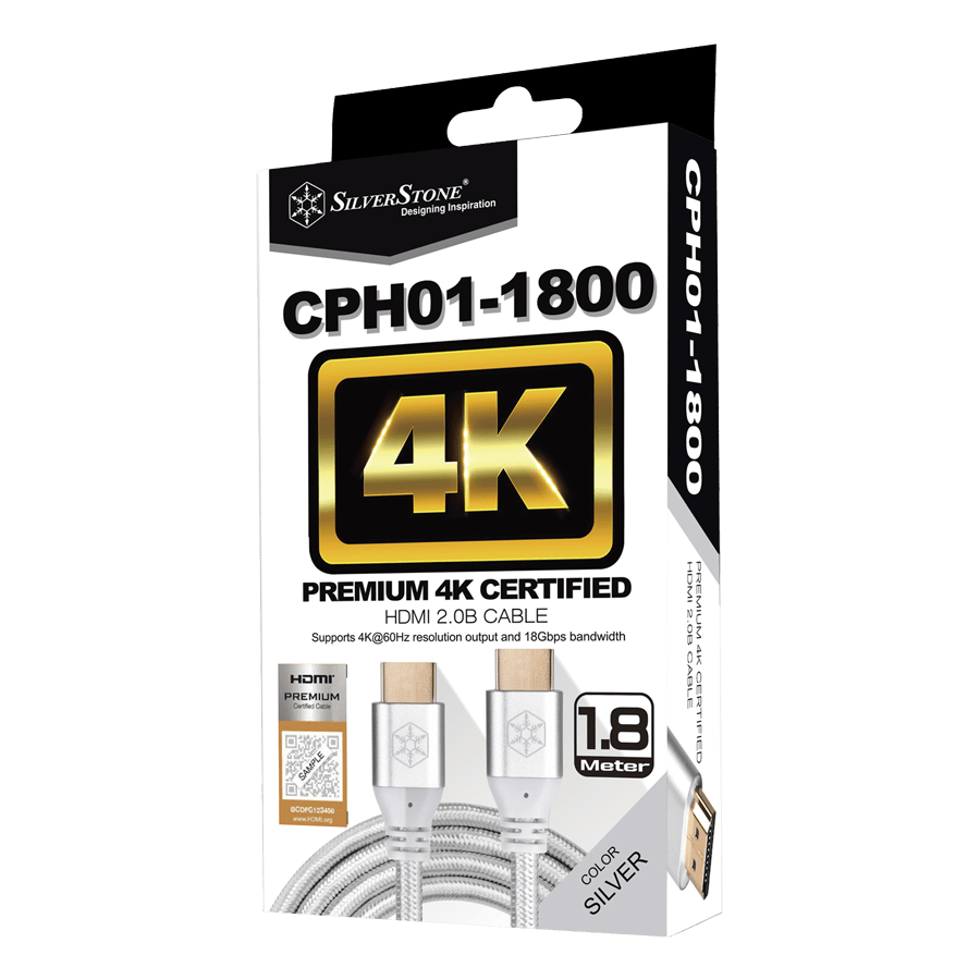 کابل HDMI سیلوراستون CPH01C — نمای نزدیک 4