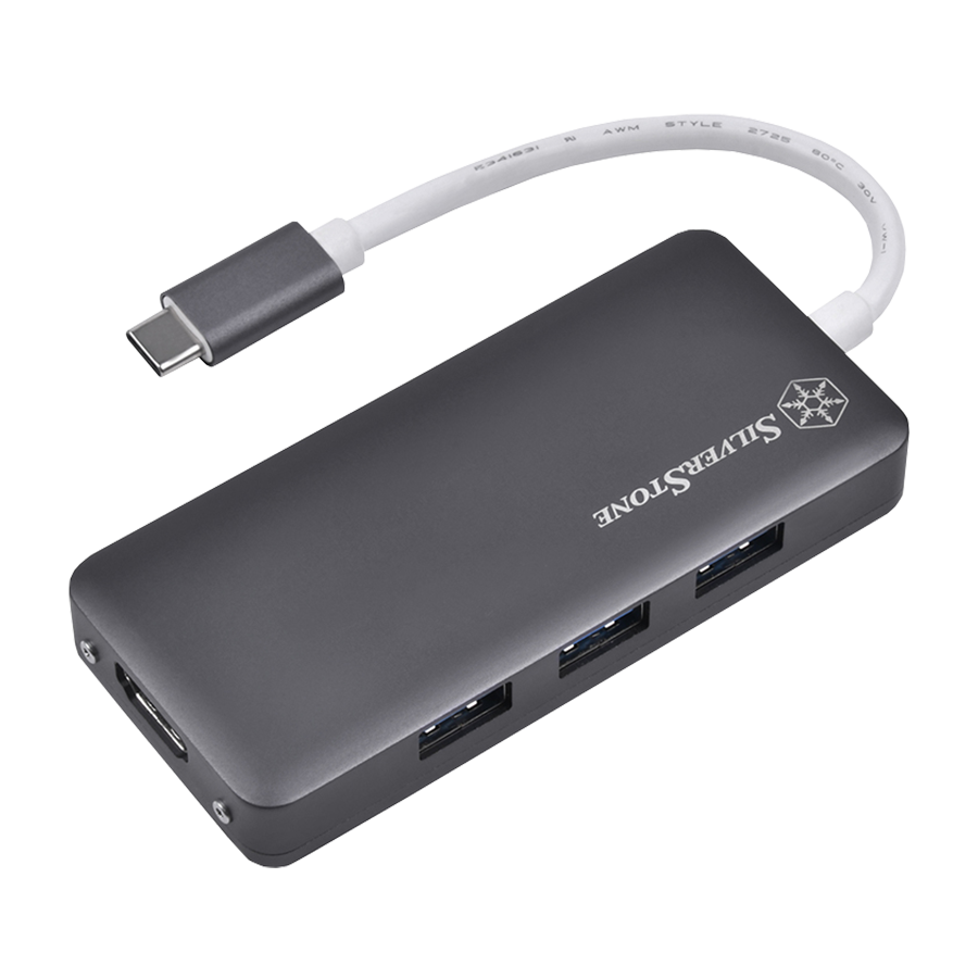 مبدل USB-C به USB / HDMI سیلوراستون مدل SST-EP14C